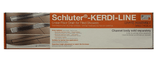 Schluter KERDI-LINE - 36" Closed Drain Grate - Stainless Steel - customeps